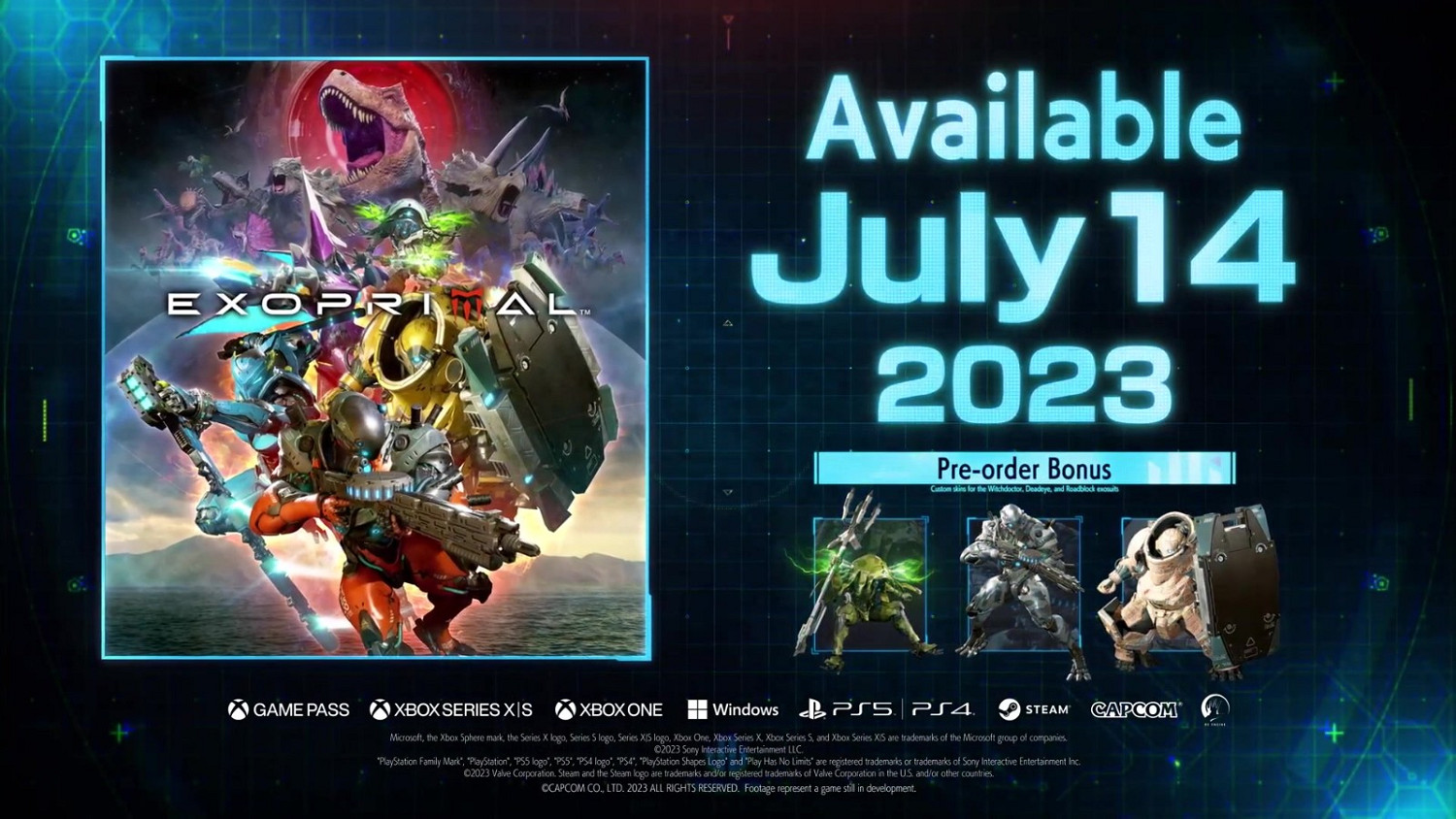 卡普空《原始襲變》曝新預告 克裡格外骨骼裝甲展示!