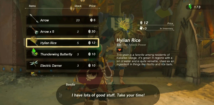 《塞爾達傳說王國之淚》哪些材料不建議買？不建議購買物品一覽