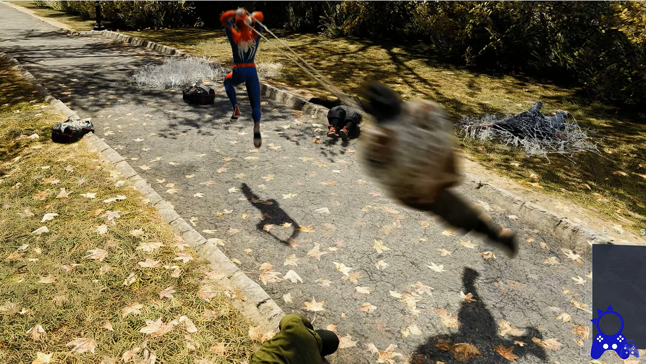 《漫威蜘蛛人2》與《漫威蜘蛛人重製版》畫面對比