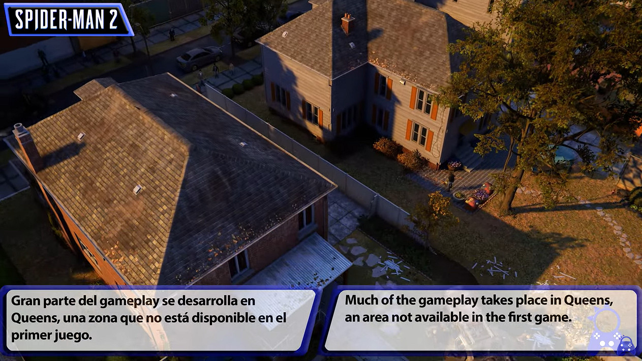 《漫威蜘蛛人2》與《漫威蜘蛛人重製版》畫面對比