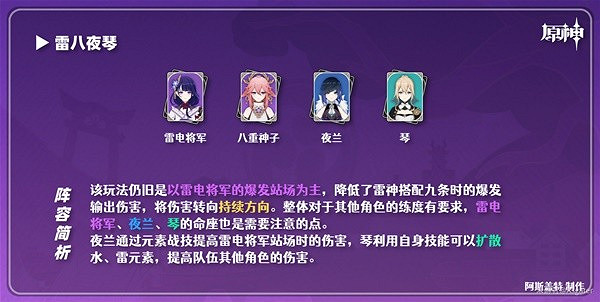 《原神》3.7八重神子隊伍搭配分享   八重神子隊伍怎麽配？
