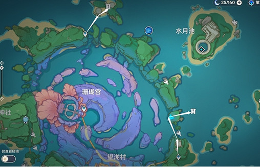 《原神》止水之潘鍵紋位置攻略