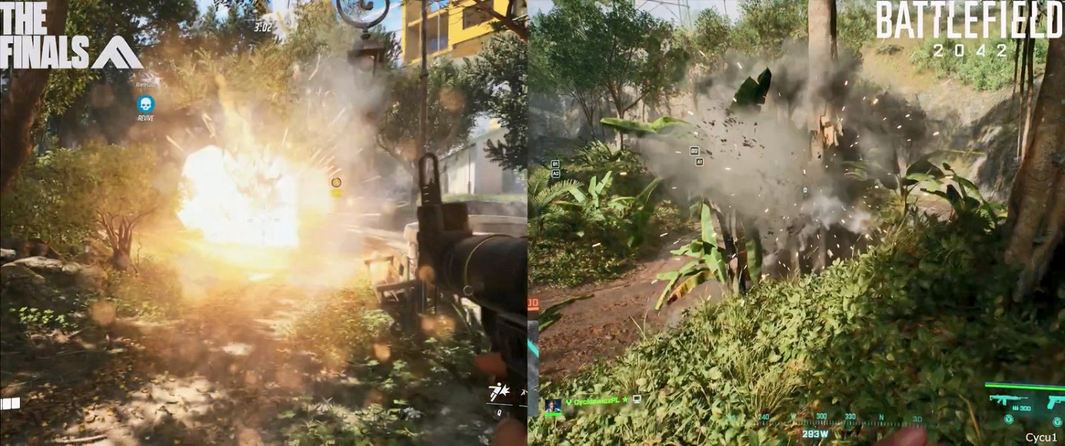 《The Finals》和《戰地風雲2042》破壞效果對比 《The Finals》和《戰地風雲2042》破壞效果對比