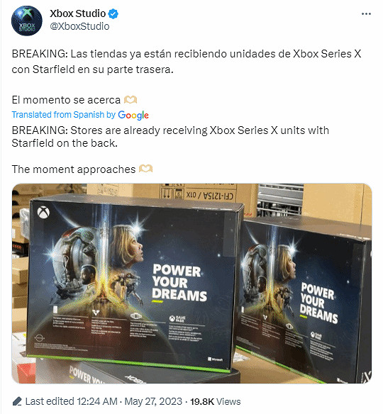 疑似《星空之地》XSX限定機已在商店到貨 照片曝光！