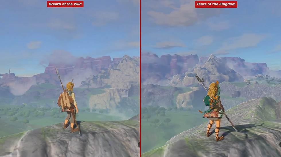 進步明顯!IGN曬《王國之淚》與《曠野之息》圖像對比 進步明顯!IGN曬《王國之淚》與《曠野之息》圖像對比