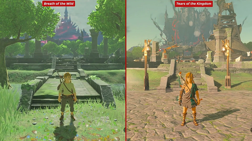 進步明顯!IGN曬《王國之淚》與《曠野之息》圖像對比 進步明顯!IGN曬《王國之淚》與《曠野之息》圖像對比