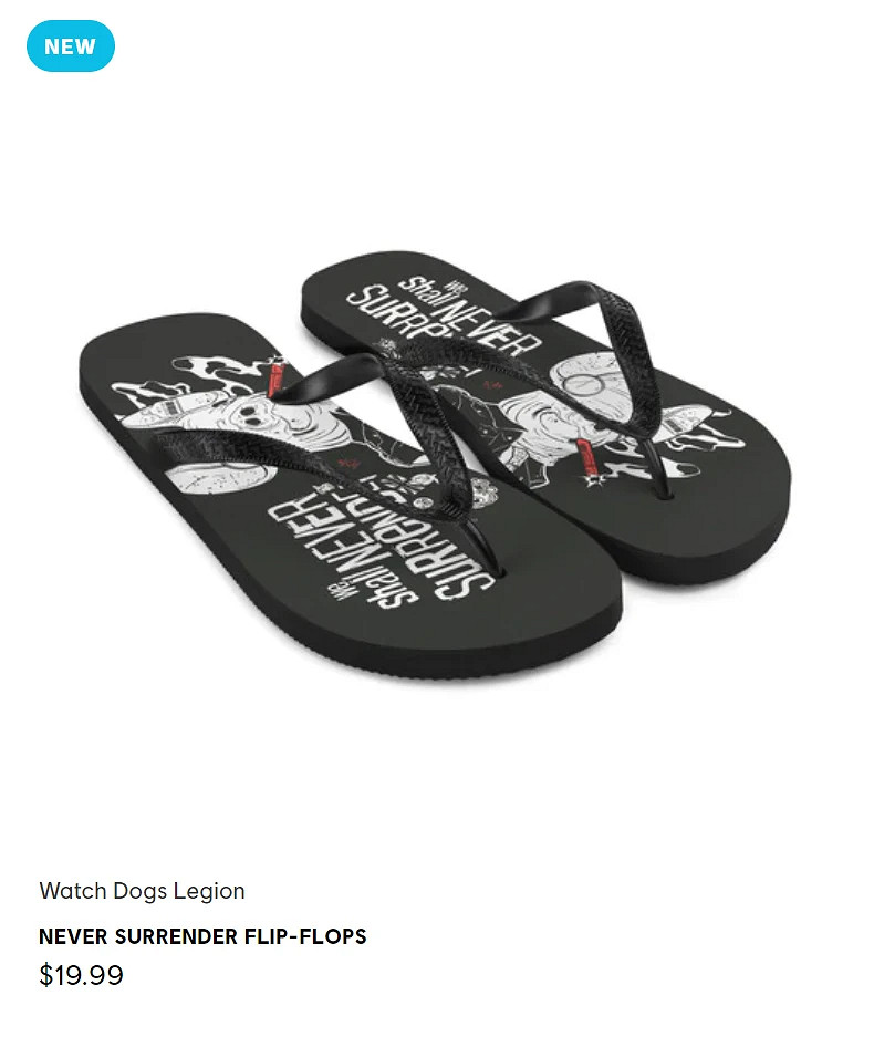 育碧遊戲周邊有多離譜?人字拖鞋、洗澡巾都能賣太奇葩 育碧遊戲周邊有多離譜?人字拖鞋、洗澡巾都能賣太奇葩