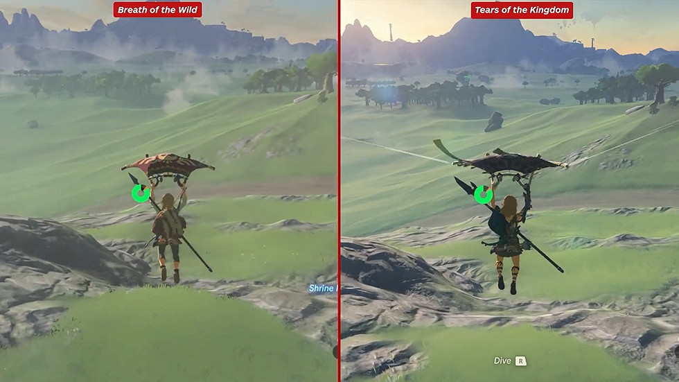 進步明顯!IGN曬《王國之淚》與《曠野之息》圖像對比 進步明顯!IGN曬《王國之淚》與《曠野之息》圖像對比