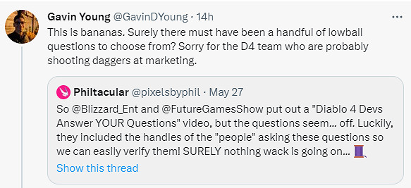 《暗黑4》問答會被玩家質疑作假 疑似請水軍提問! 《暗黑4》問答會被玩家質疑作假 疑似請水軍提問!