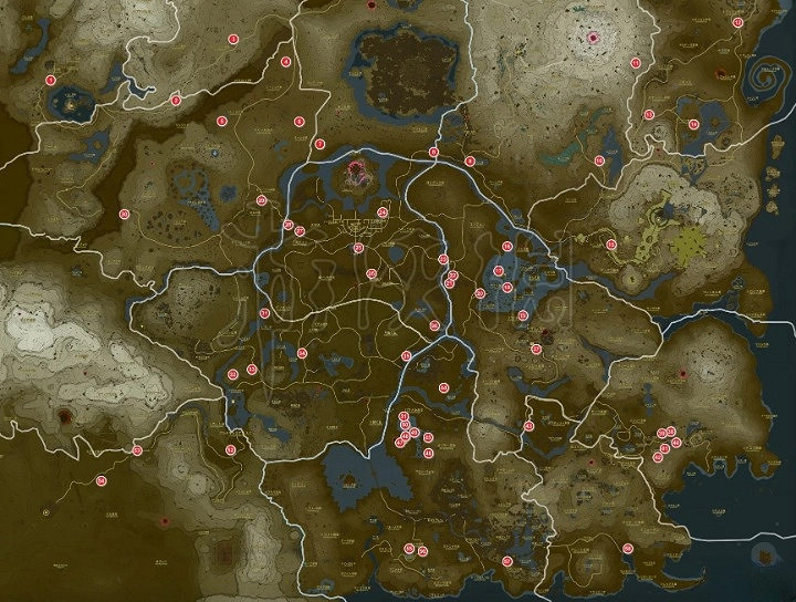 《塞爾達傳說王國之淚》全水井位置一覽     水井在哪?