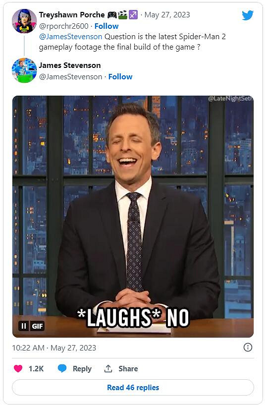 Insomniac：《蜘蛛人2》展示畫面並非來自最終版遊戲