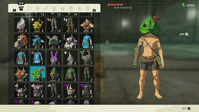 《塞爾達傳說王國之淚》全服裝收集攻略中