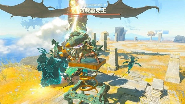 《塞爾達傳說王國之淚》古栗歐克簡單打法教學 三頭龍怎麽打？