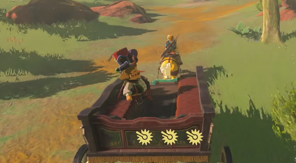 《塞爾達傳說王國之淚》牽引挽具使用方法