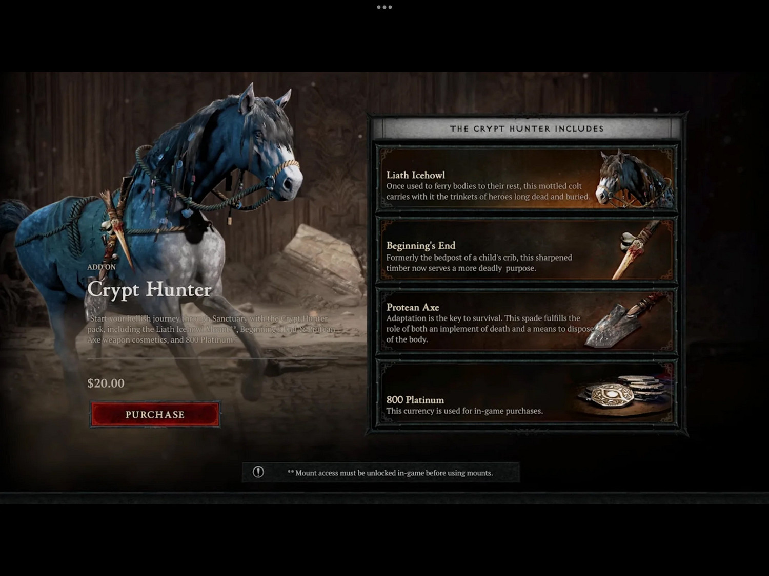 玩家曬《暗黑破壞神4》小額付費商店 一套外觀售價28美元 玩家曬《暗黑破壞神4》小額付費商店 一套外觀售價28美元