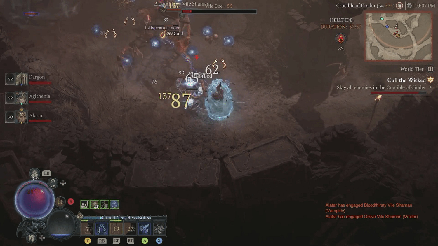 《暗黑破壞神4》新實機展示 閃電法術滿屏特效炫酷! 《暗黑破壞神4》新實機展示 閃電法術滿屏特效炫酷!