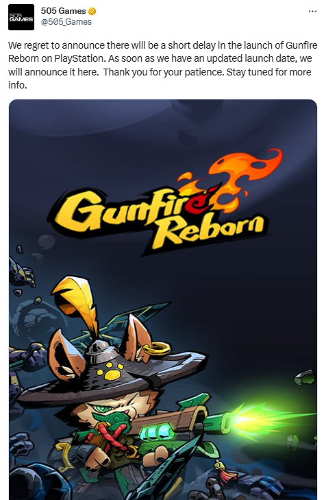 《槍火重生》PS版跳票！官方表示是只是短暫延期！