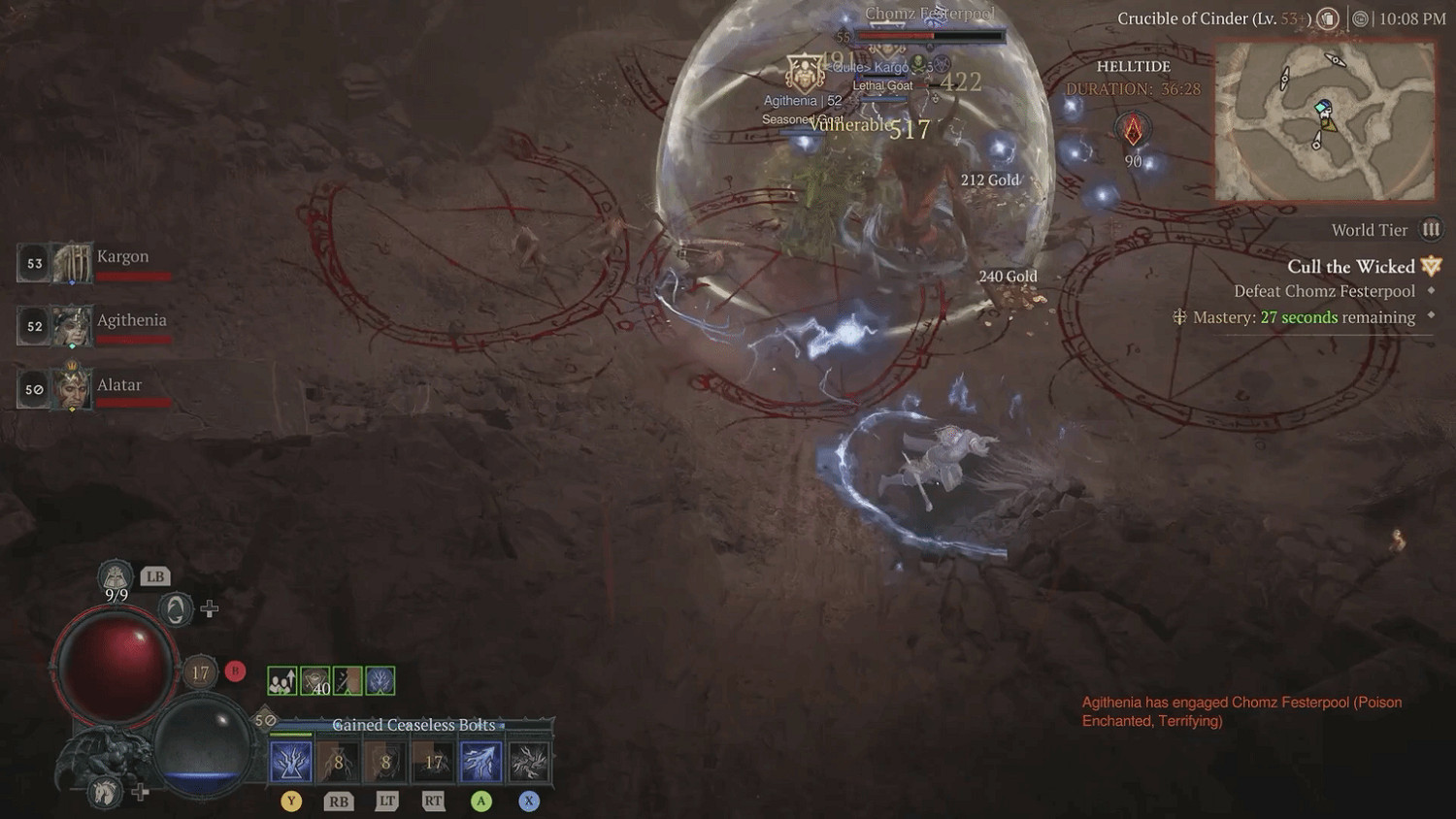 《暗黑破壞神4》新實機展示 閃電法術滿屏特效炫酷! 《暗黑破壞神4》新實機展示 閃電法術滿屏特效炫酷!