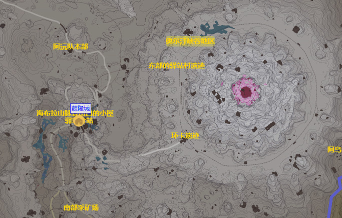 《塞爾達傳說王國之淚》全村子位置