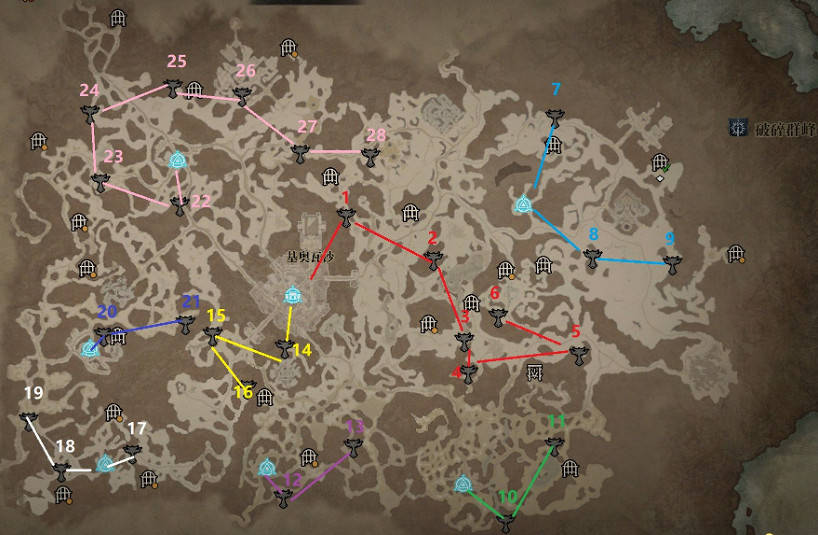 《暗黑破壞神4》地下城位置在哪?地下城位置圖一覽 《暗黑破壞神4》地下城位置在哪?地下城位置圖一覽