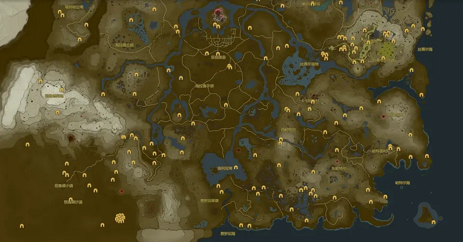 《塞爾達傳說王國之淚》山洞位置匯總 全山洞位置一覽