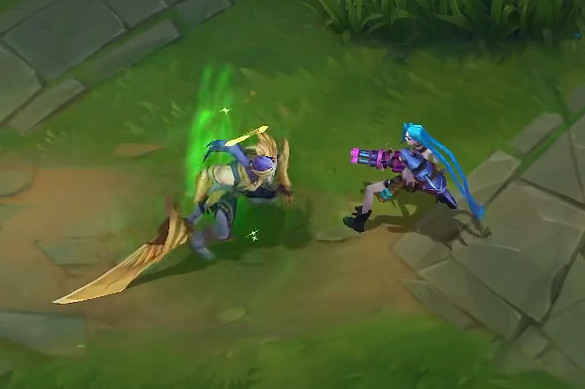 《英雄聯盟手遊》光耀之刃泰達米爾皮膚一覽