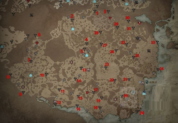 《暗黑破壞神4》莉莉絲祭壇全收集路線 莉莉絲祭壇怎麽快速收集? 《暗黑破壞神4》莉莉絲祭壇全收集路線 莉莉絲祭壇怎麽快速收集?