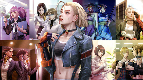 《快打旋風6》環球遊曆角色好感插圖匯總 全角色好感插圖一覽