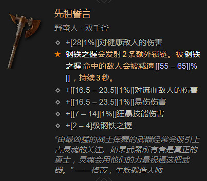 《暗黑破壞神4》暗金斧頭介紹