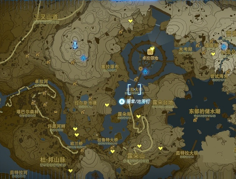 《塞爾達傳說王國之淚》卓拉石碑位置匯總 全11座卓拉石碑位置一覽