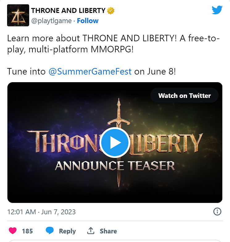 亞馬遜《王權與自由》將參展夏季遊戲節 6月9日來到 亞馬遜《王權與自由》將參展夏季遊戲節 6月9日來到