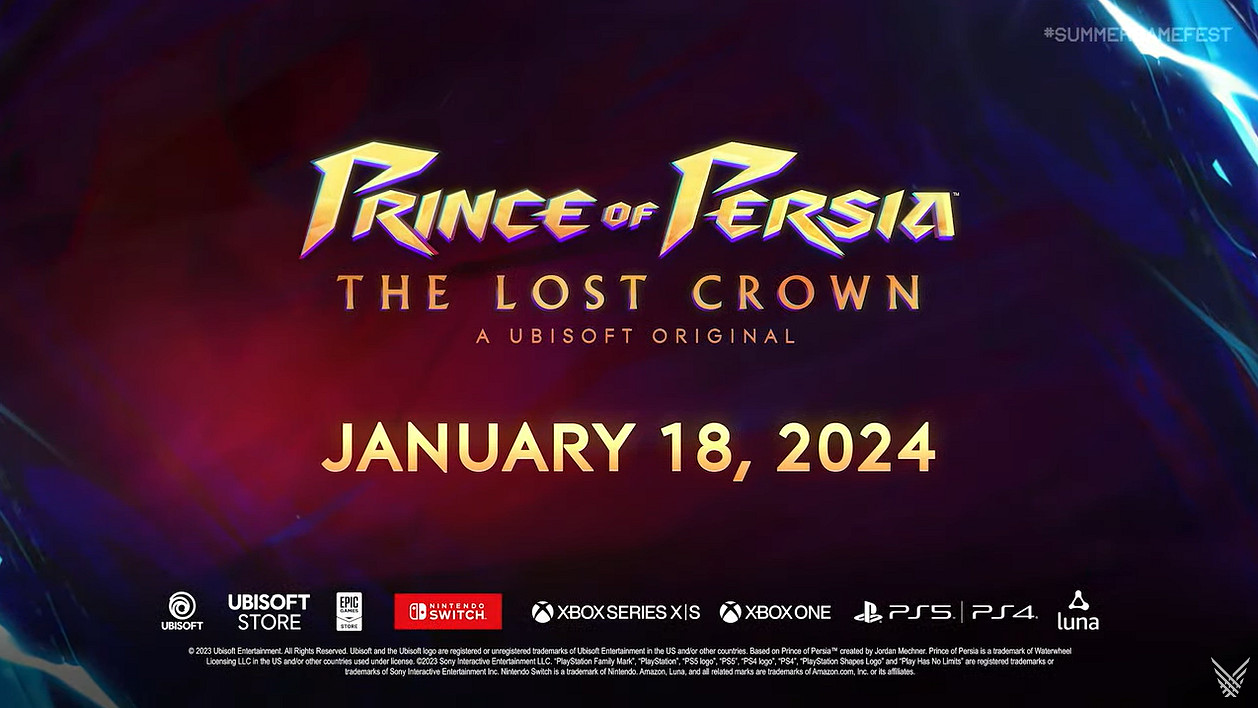 夏日遊戲節：《波斯王子：失落王冠》2024年1月發售