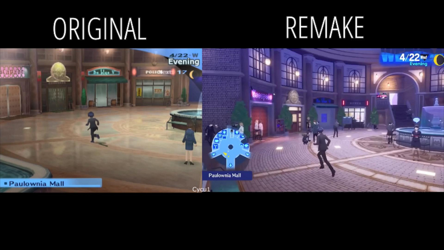 《女神異聞錄3:Reload》重製版與PS2原版畫面對比 《女神異聞錄3:Reload》重製版與PS2原版畫面對比