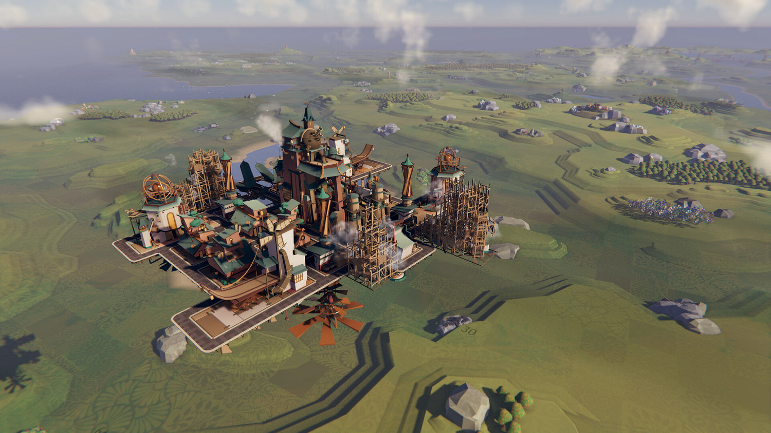 城市經營遊戲續作《空中帝國》公開！新增空中海盜