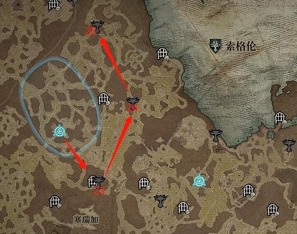 《暗黑破壞神4》全章節莉莉絲祭壇分布地圖 全莉莉絲有多少？