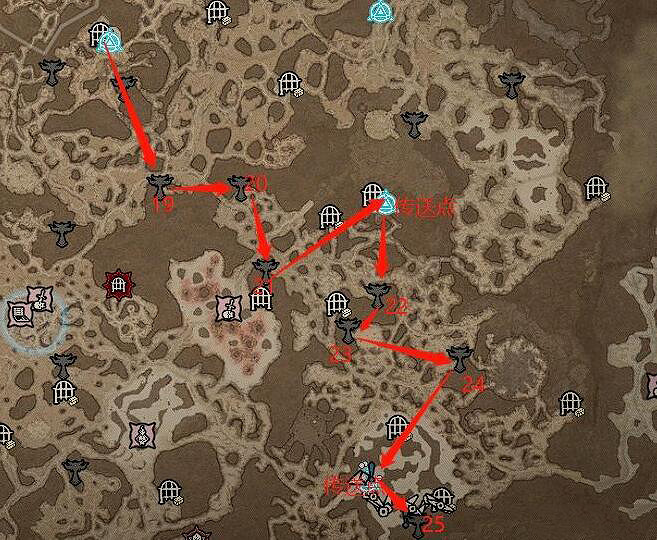 《暗黑破壞神4》全章節莉莉絲祭壇分布地圖 全莉莉絲有多少？