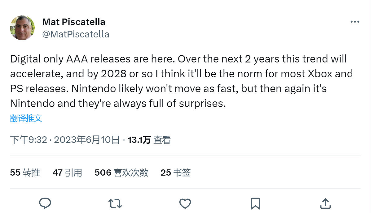 分析師:到2028年大部分3A遊戲只有數位版 分析師:到2028年大部分3A遊戲只有數位版