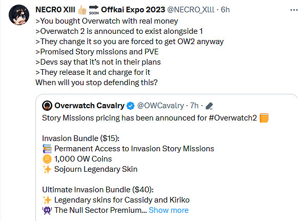 《鬥陣特攻2》「入侵」資料片售價15美元引發玩家熱議