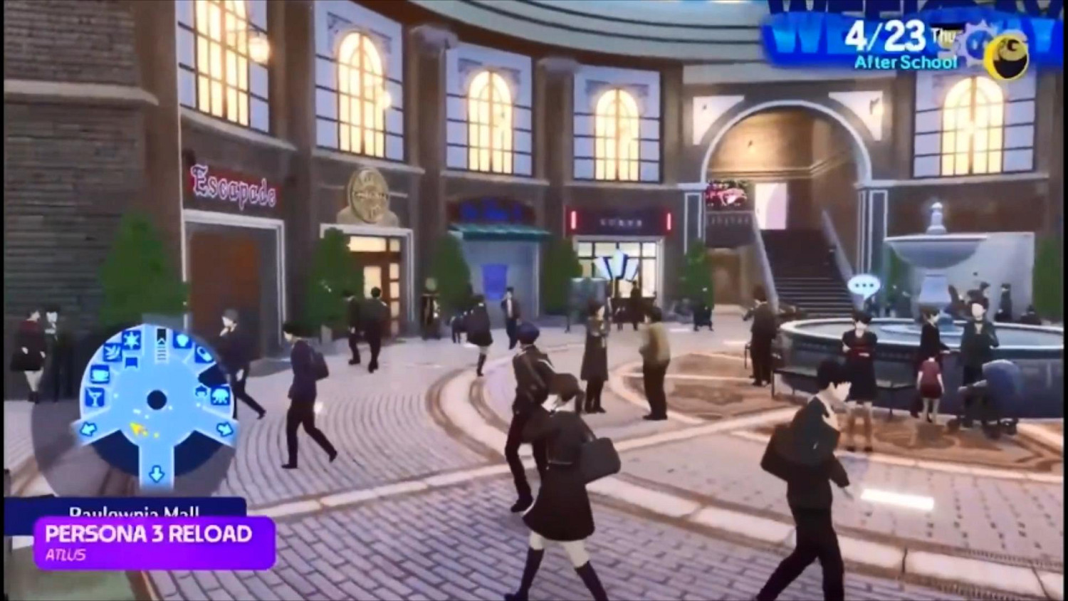 《女神異聞錄3:Reload》實機片段曝光 濃濃的P5味 《女神異聞錄3:Reload》實機片段曝光 濃濃的P5味