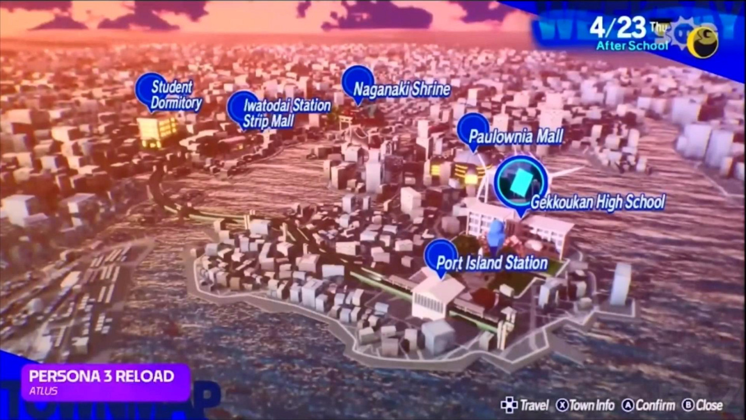 《女神異聞錄3:Reload》實機片段曝光 濃濃的P5味 《女神異聞錄3:Reload》實機片段曝光 濃濃的P5味