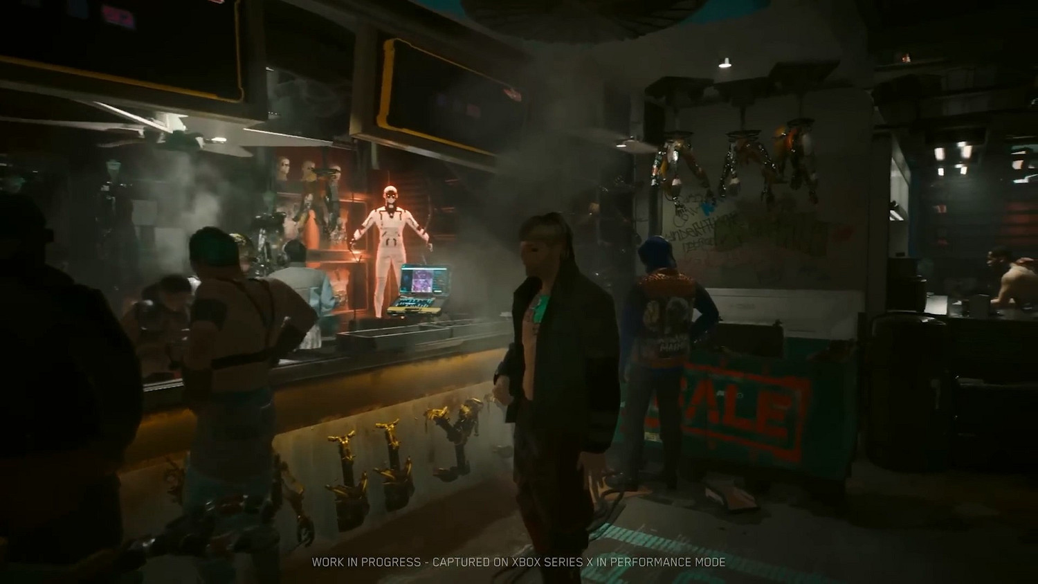 《賽博2077》“往日之影”實機 狗鎮黑市解鎖新武器