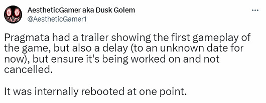 爆料:卡普空《Pragmata》延期是因為曾經內部重啟過 爆料:卡普空《Pragmata》延期是因為曾經內部重啟過