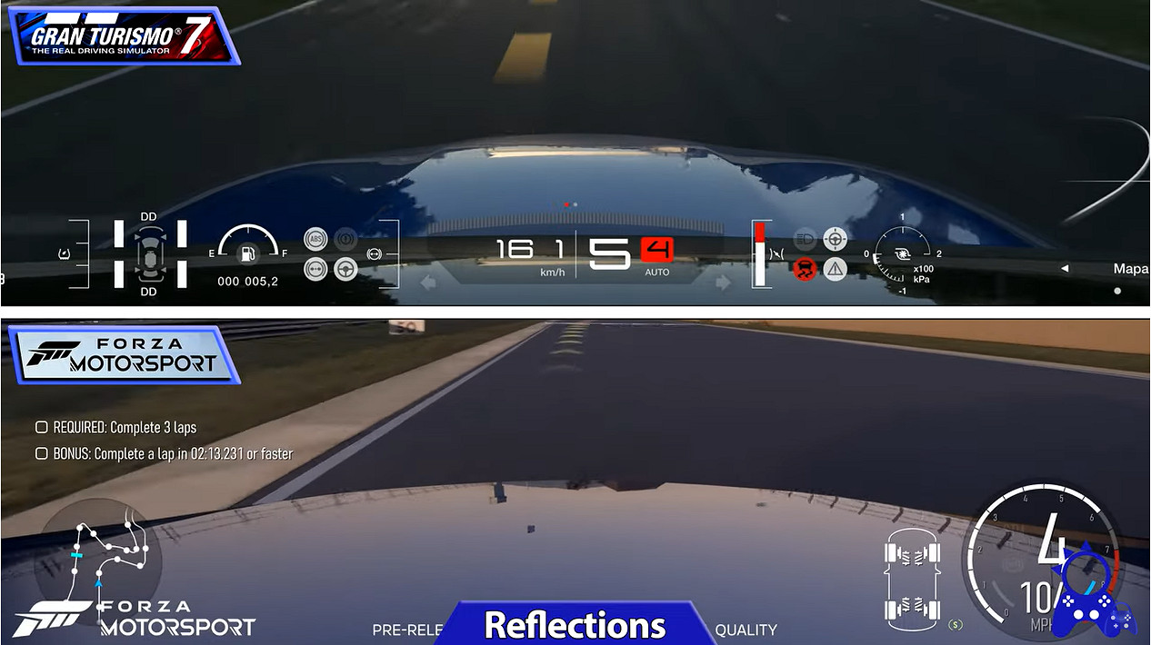 《跑車浪漫旅7》與《極限競速》早期遊戲實機預告對比 《跑車浪漫旅7》與《極限競速》早期遊戲實機預告對比