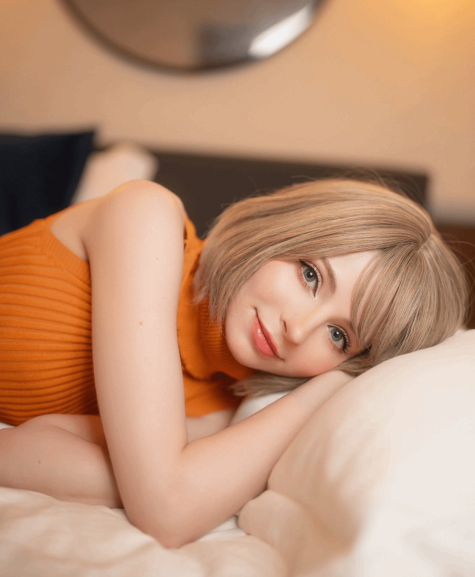 《生化4RE》阿什莉演員分享新COS照！黑絲美腿超吸睛