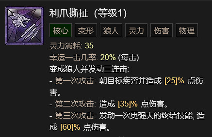 《暗黑破壞神4》利爪撕扯流德魯伊升級加點指南