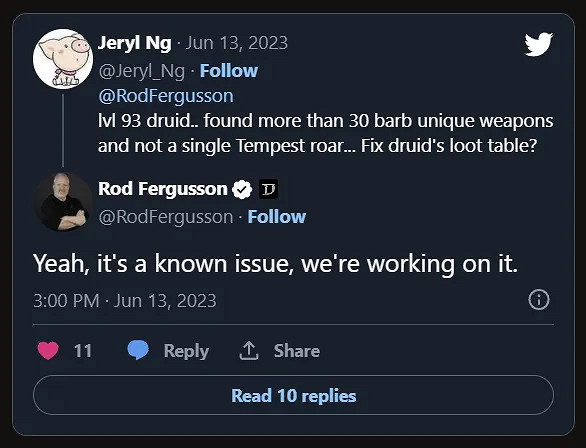 《暗黑破壞神4》德魯伊掉落野蠻人的暗金bug介紹