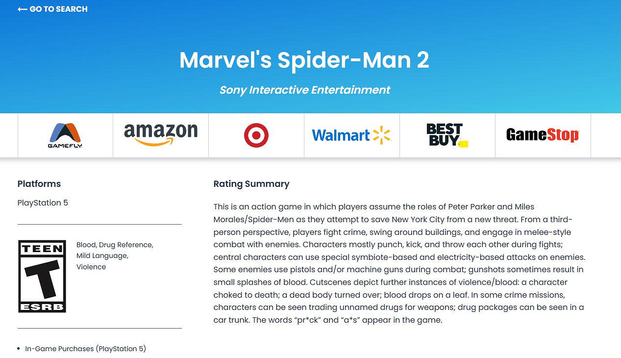 《漫威蜘蛛人2》被評為“青少年級” 輕微血腥毒品暴力 《漫威蜘蛛人2》被評為“青少年級” 輕微血腥毒品暴力