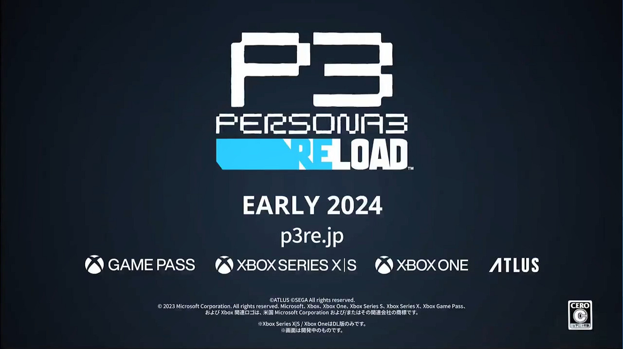 《女神異聞錄3Reload》一夜限定TVCM公開 2024發售