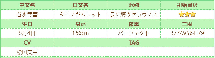《賽馬娘》谷水琴蕾怎麽樣 谷水琴蕾技能介紹 《賽馬娘》谷水琴蕾怎麽樣 谷水琴蕾技能介紹