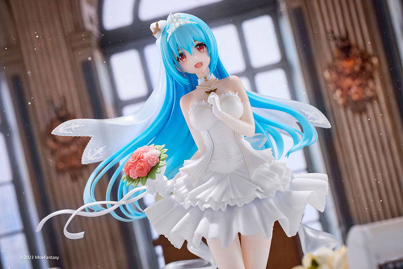 手辦鑒賞室：神裡綾華高舉折扇！戰艦少女婚紗造型